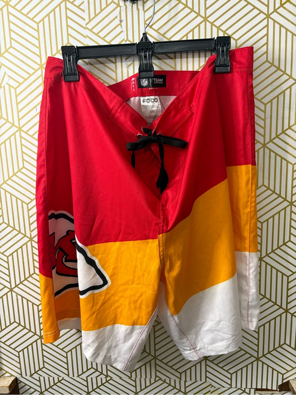 Men’s KC Chiefs NFL Board Shorts 2XL